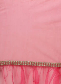Bottom From Dark Pink Georgette Embroidered Gharara Suit Set After Six Wear -Deals Chic Lehenga Store Dark Pink Georgette Embroidered Gharara Suit Set SLBS02212480 rrc4