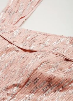 Dusty Pale Peach Embroidered Gown Party Wear -Deals Chic Lehenga Store Dusty Pale Peach Embroidered Gown IWBS02201258 rrc1