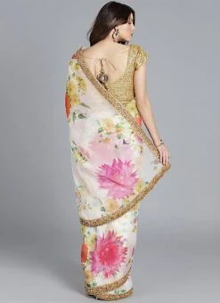 Ethnovog White N Gold Saree After Six Wear 11 Ethnovog White N Gold Saree After Six Wear -Deals Chic Lehenga Store Ethno Vogue White N Gold Custom Designed Saree SABS1809398 b