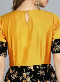 Ethnovog Multicolored Embroidered Gown Party Wear -Deals Chic Lehenga Store Ethnovog Customised Multicolored Embroidered Gown IWBS01901252 rrc2