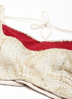 Skirt From Gold N Maroon Sequin Embroidered Lehenga After Six Wear -Deals Chic Lehenga Store Gold N Maroon Sequin Embroidered Lehenga GHBS02211215 rrc1 1