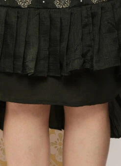 Green Art Silk Foil Print Dress After Six Wear 15 Green Art Silk Foil Print Dress After Six Wear -Deals Chic Lehenga Store Green Art Silk Foil Print Dress DRBS02301118 rrc4