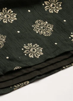 Green Art Silk Foil Print Jumpsuit Festive Wear -Deals Chic Lehenga Store Green Art Silk Foil Print Jumpsuit DRBS02302438 rrc3