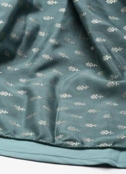 Green Chinon Foil Printed Maxi Dress Festive Wear -Deals Chic Lehenga Store Green Chinon Foil Printed Maxi Dress DRBS02212617 rrc3