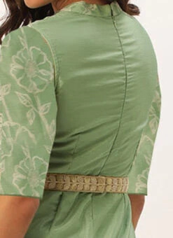 Green Digital Print Chinon Jumpsuit Festive Wear 13 Green Digital Print Chinon Jumpsuit Festive Wear -Deals Chic Lehenga Store Green Digital Print Chinon Jumpsuit DRBS02309152 rrc2