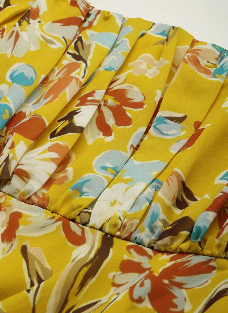 Green Digital Print Georgette Gown After Six Wear 5 Green Digital Print Georgette Gown After Six Wear - Image 5