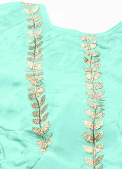 Green Embroidered Chiffon Blouse Festive Wear -Deals Chic Lehenga Store Green Embroidered Chiffon Blouse BLBS02303762 rrc1