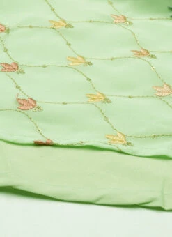 Green Embroidered Georgette Maxi Dress Festive Wear 15 Green Embroidered Georgette Maxi Dress Festive Wear -Deals Chic Lehenga Store Green Embroidered Georgette Maxi Dress DRBS02207318 rrc4