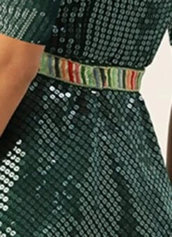 Bottom From Green Embroidered Peplum Top N Palazzo Set After Six Wear -Deals Chic Lehenga Store Green Embroidered Peplum Top N Palazzo Set IWBS02306501 rrc3