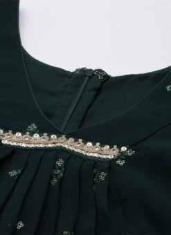 Dupatta From Green Embroidered Salwar Set After Six Wear -Deals Chic Lehenga Store Green Embroidered Salwar Set SLBS02211095 rrc1 1