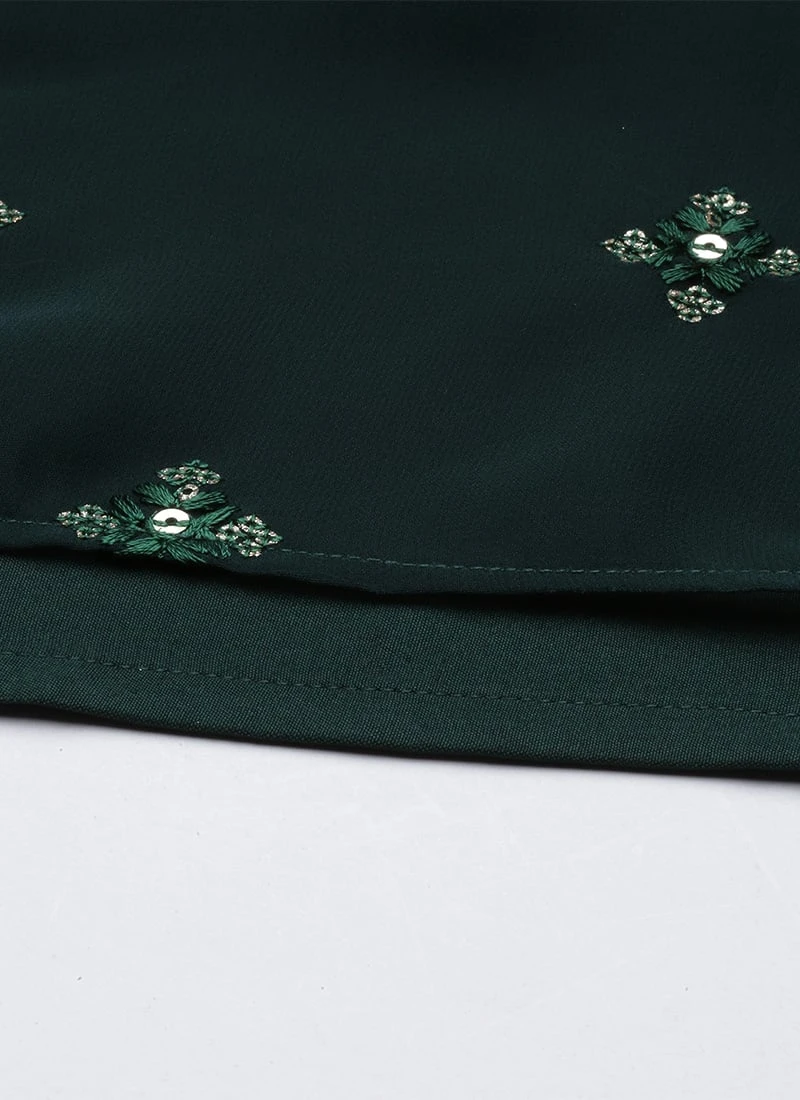Bottom From Green Embroidered Salwar Set After Six Wear 8 Bottom From Green Embroidered Salwar Set After Six Wear - Image 8