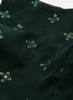 Green Georgette Embroidered Boat Neck Gown Party Wear -Deals Chic Lehenga Store Green Georgette Embroidered Boat Neck Gown IWBS02301685 rrc1