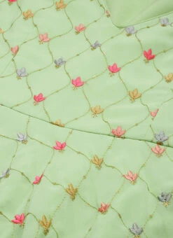 Green Georgette Embroidered Dress Party Wear -Deals Chic Lehenga Store Green Georgette Embroidered Dress DRBS02209667 rrc1