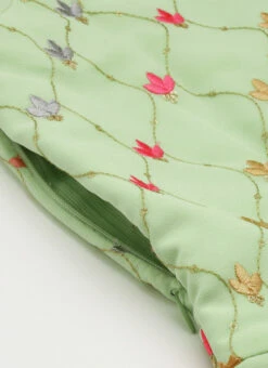 Green Georgette Embroidered Dress Party Wear -Deals Chic Lehenga Store Green Georgette Embroidered Dress DRBS02209667 rrc3