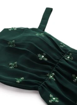 Bottom From Green Georgette Embroidered Set N Suits After Six Wear -Deals Chic Lehenga Store Green Georgette Embroidered Set N Suits IWBS02211124 rrc2 1