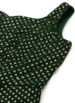 Green Georgette Sequins Jumpsuit Festive Wear -Deals Chic Lehenga Store Green Georgette Sequins Jumpsuit DRBS02208424 rrc1