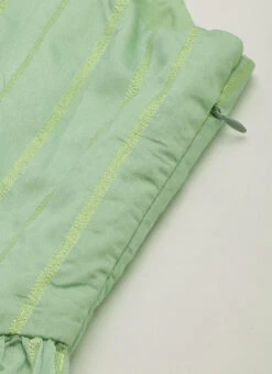 Green Jacquard Nylon Dress After Six Wear -Deals Chic Lehenga Store Green Jacquard Nylon Dress DRBS02206268 rrc3