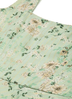 Green Muslin Digital Printed Strap Neck Dress After Six Wear 12 Green Muslin Digital Printed Strap Neck Dress After Six Wear -Deals Chic Lehenga Store Green Muslin Digital Printed Strap Neck Dress DRBS02201283 rrc1