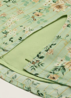 Green Muslin Off Shoulder Dress Festive Wear -Deals Chic Lehenga Store Green Muslin Off Shoulder Dress DRBS02208479 rrc3