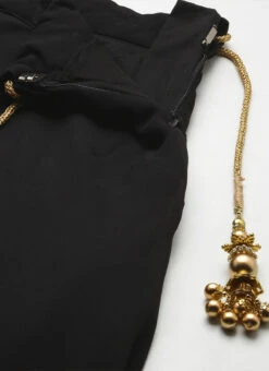 Green N Black Embroidered Layered Lehenga Set Festive Wear -Deals Chic Lehenga Store Green N Black Embroidered Layered Lehenga Set GHBS02102953 rrc3