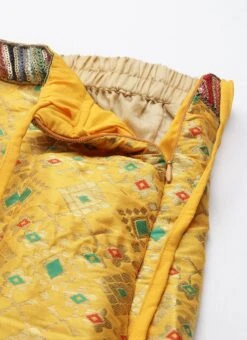 Skirt From Green N Yellow Jacquard Skirt Set After Six Wear -Deals Chic Lehenga Store Green N Yellow Jacquard Skirt Set IWBS02301972 rrc2