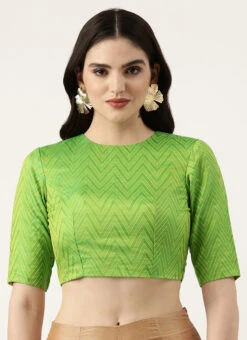 Green Patola Blouse Festive Wear -Deals Chic Lehenga Store Green Patola Blouse BLBS02303837 u