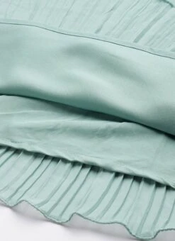 Green Pleated Georgette Gown N Embroidered Jacket Party Wear -Deals Chic Lehenga Store Green Pleated Georgette Gown N Embroidered Jacket IWBS02304092 rrc2