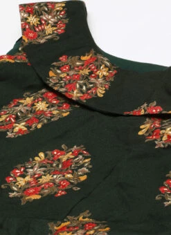 Green Printed One Shoulder Dress After Six Wear -Deals Chic Lehenga Store Green Printed One Shoulder Dress DRBS02205962 rrc1