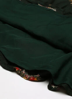 Green Printed One Shoulder Dress After Six Wear -Deals Chic Lehenga Store Green Printed One Shoulder Dress DRBS02205962 rrc3