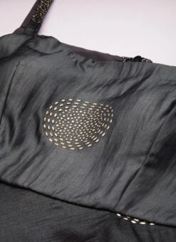 Dupatta From Grey Art Silk Foil Print Gharara Set After Six Wear -Deals Chic Lehenga Store Grey Art Silk Foil Print Gharara Set SLBS02301113 rrc1