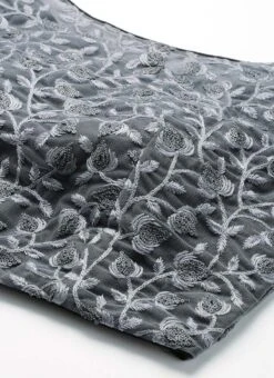Grey Embroidered Net Blouse Party Wear -Deals Chic Lehenga Store Grey Embroidered Net Blouse BLBS02210833 rrc1