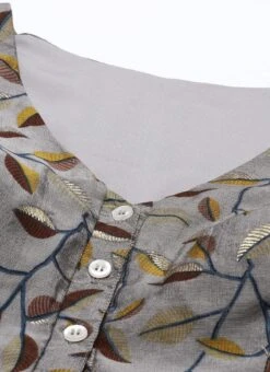 Grey Modal Silk Printed A Line Dress After Six Wear 12 Grey Modal Silk Printed A Line Dress After Six Wear -Deals Chic Lehenga Store Grey Modal Silk Printed A Line Dress DRBS02105419 rrc1