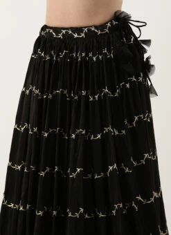 Grey N Black Embroidered Chinon Lehenga Set Festive Wear -Deals Chic Lehenga Store Grey N Black Embroidered Chinon Lehenga Set GHBS02212603 rrc2