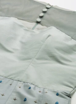 Grey N Blue Taffeta Printed Anarkali Suit Festive Wear -Deals Chic Lehenga Store Grey N Blue Taffeta Printed Anarkali Suit SLBS02208499 rrc1