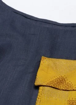 Grey Rayon N Mustard Printed Boat Neck Dress Party Wear -Deals Chic Lehenga Store Grey Rayon N Mustard Printed Boat Neck Dress DRBS02105392 rrc1