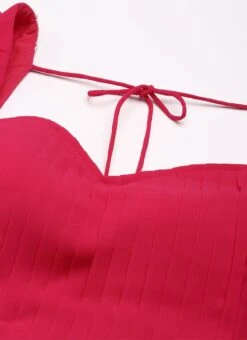 Skirt From Hot Pink Georgette Embroidered Crop Top Skirt Set After Six Wear -Deals Chic Lehenga Store Hot Pink Georgette Embroidered Crop Top Skirt Set IWBS02211133 rrc1