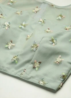 Skirt From Light Peach N Green Embroidered Crop Top N Skirt After Six Wear 12 Skirt From Light Peach N Green Embroidered Crop Top N Skirt After Six Wear -Deals Chic Lehenga Store Light Peach N Green Embroidered Crop Top N Skirt IWBS02301684 rrc1