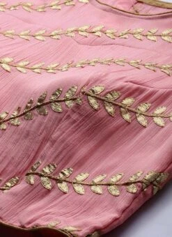 Light Pink Embroidered Chiffon Blouse Festive Wear -Deals Chic Lehenga Store Light Pink Embroidered Chiffon Blouse BLBS02209585 rrc2