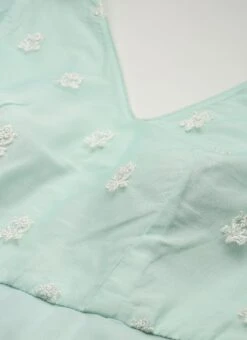 Light Sea Green Net Embroidered Gown Party Wear -Deals Chic Lehenga Store Light Sea Green Net Embroidered Gown IWBS02301737 rrc1