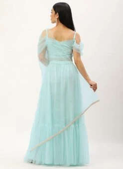 Light Sea Green Net Embroidered Lehenga Festive Wear 11 Light Sea Green Net Embroidered Lehenga Festive Wear -Deals Chic Lehenga Store Light Sea Green Net Embroidered Lehenga GHBS02212563 b 1