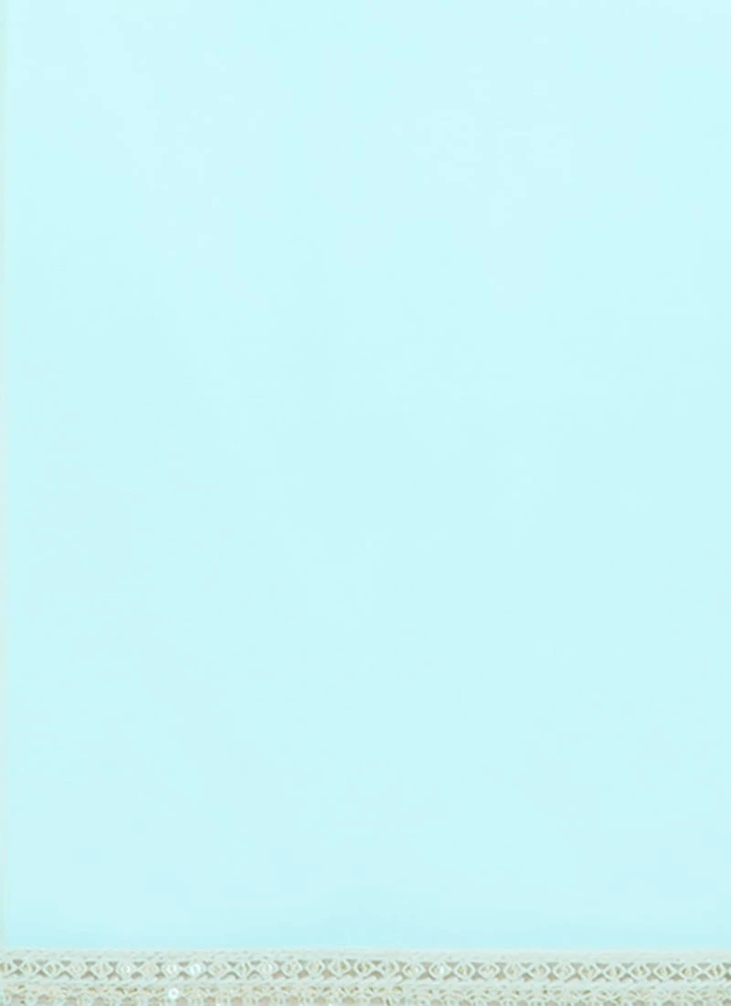 Light Sea Green Net Embroidered Lehenga Festive Wear 7 Light Sea Green Net Embroidered Lehenga Festive Wear - Image 7