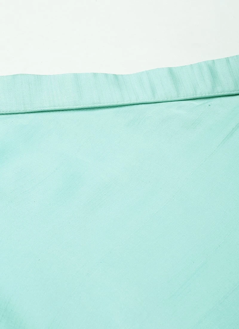 Skirt From Light Sea Green Net Skirt Set After Six Wear 7 Skirt From Light Sea Green Net Skirt Set After Six Wear - Image 7