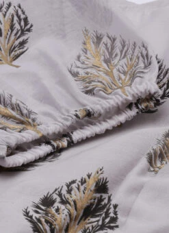 Lilac Hint Chanderi Silk Puff Sleeve Dress Festive Wear -Deals Chic Lehenga Store Lilac Hint Chanderi Silk Puff Sleeve Dress DRBS02012713 rrc3