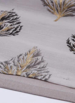 Lilac Hint Chanderi Silk Puff Sleeve Dress Festive Wear -Deals Chic Lehenga Store Lilac Hint Chanderi Silk Puff Sleeve Dress DRBS02012713 rrc4