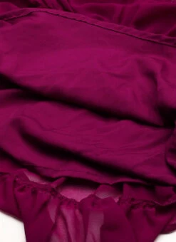 Magenta Georgette Embroidered Jumpsuit Festive Wear -Deals Chic Lehenga Store Magenta Georgette Embroidered Jumpsuit DRBS02301697 rrc4