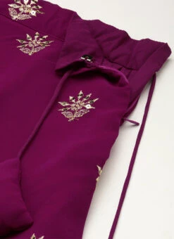 Magenta Georgette Embroidered Lehenga Set Wedding Wear -Deals Chic Lehenga Store Magenta Georgette Embroidered Lehenga Set GHBS02210958 rrc2