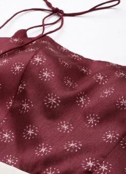 Maroon Art Silk Printed N Off White Layered Dress Festive Wear -Deals Chic Lehenga Store Maroon Art Silk Printed N Off White Layered Dress IWBS02303686 rrc1