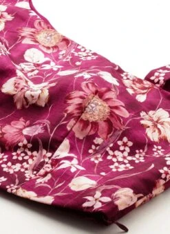 Skirt From Maroon Art Silk Printed Skirt Set After Six Wear -Deals Chic Lehenga Store Maroon Art Silk Printed Skirt Set IWBS02302382 rrc1