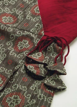 Top From Maroon N Grey Printed Art Silk Anarkali Set After Six Wear -Deals Chic Lehenga Store Maroon N Grey Printed Art Silk Anarkali Set SLBS02209654 rrc3