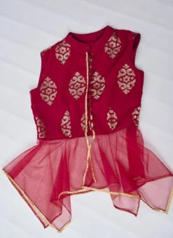 Bottom From Maroon N White Georgette Sequins Palazzo Set After Six Wear -Deals Chic Lehenga Store Maroon N White Georgette Sequins Palazzo Set IWBS02301027 rrc2